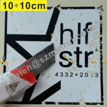 Black Ink On White Eggshell Stickers With Your Design Custom 